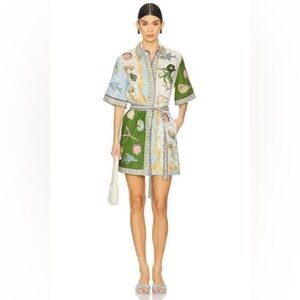 Alemais Bath House Mini Dress US6 AU10